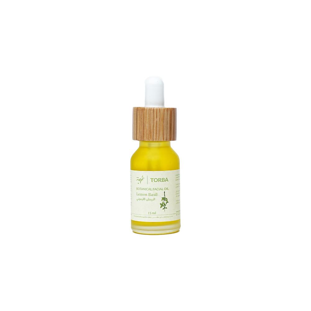 Lemon Basil Botanical Facial Oil 15ml, زيت الريحان الليموني لترطيب الوجه