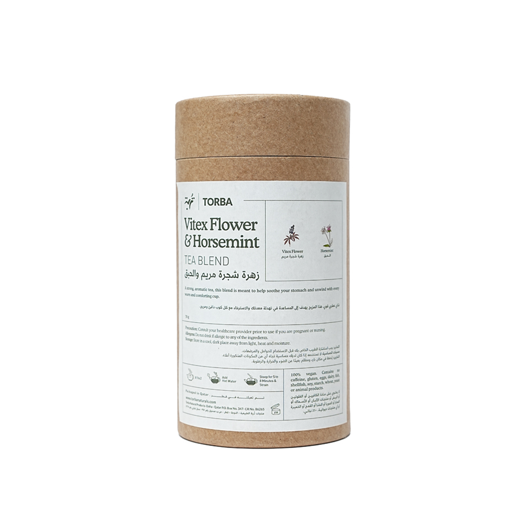 Vitex Flowers &amp; Horsemint Tea Blend 120g, شاي شجرة مريم والحبق