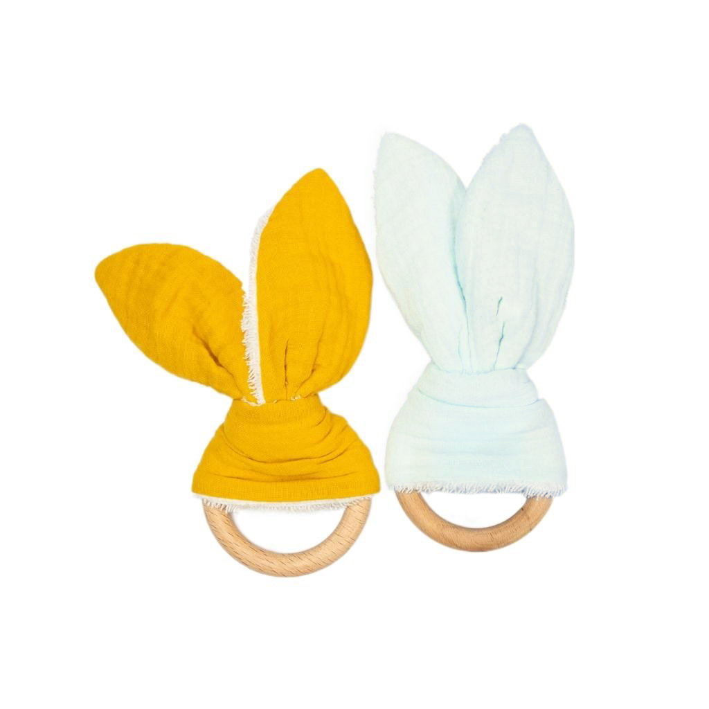 Bunny Fabric Teether ,عضاضة الأرنب