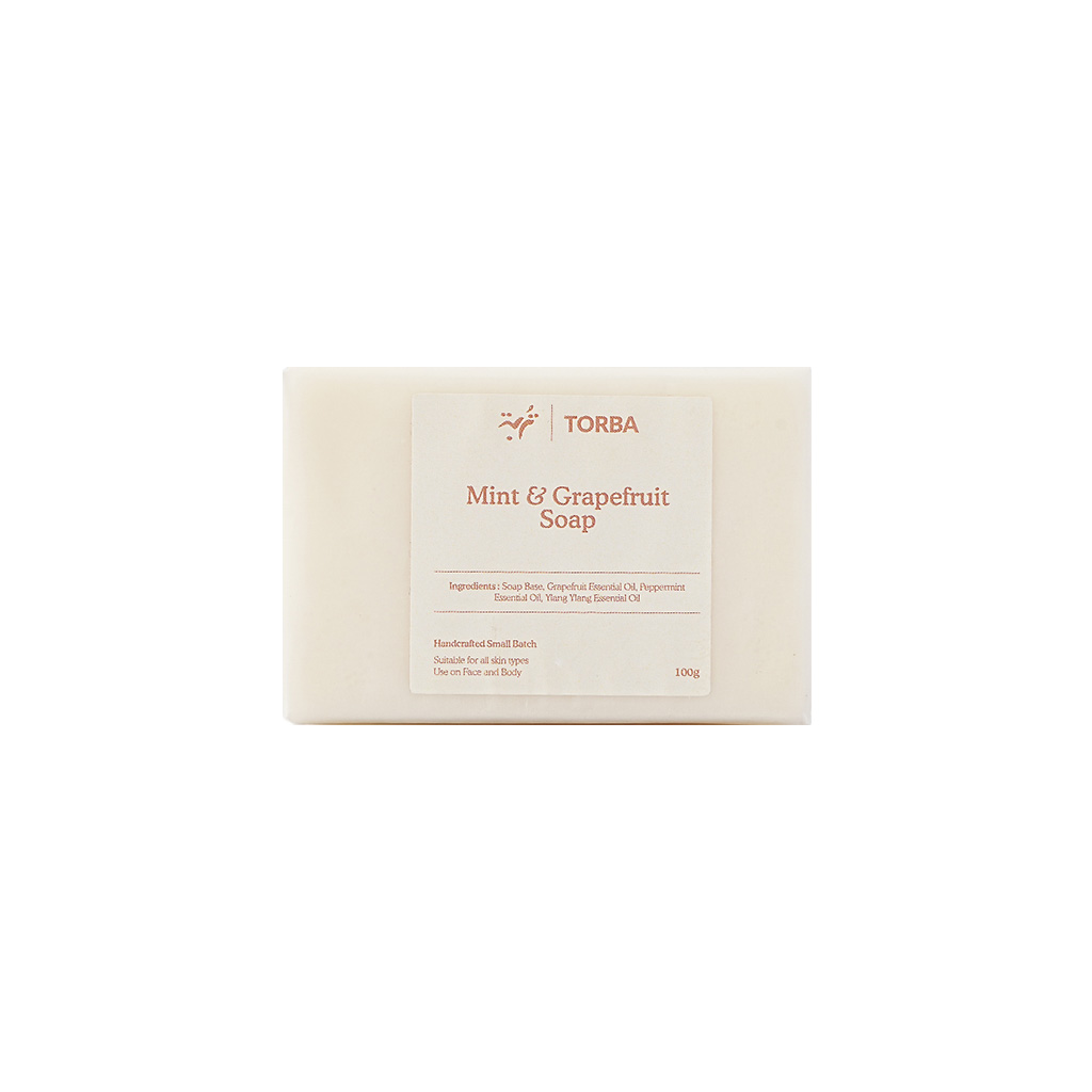 Mint &amp; Grapefruit Soap Bar  ,صابون النعناع والجريب فروت