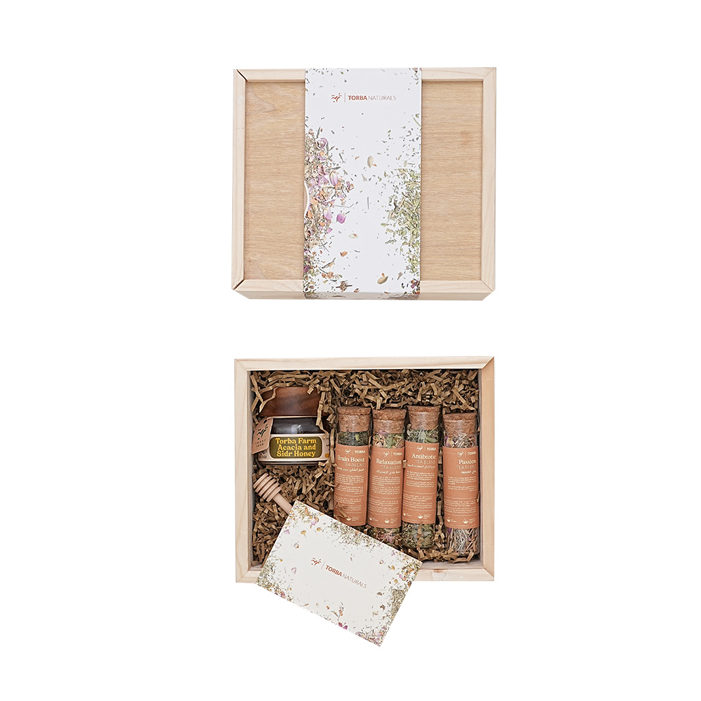 Melange Wellness Tea Gift Box ,علبة هدايا شاي منوعة