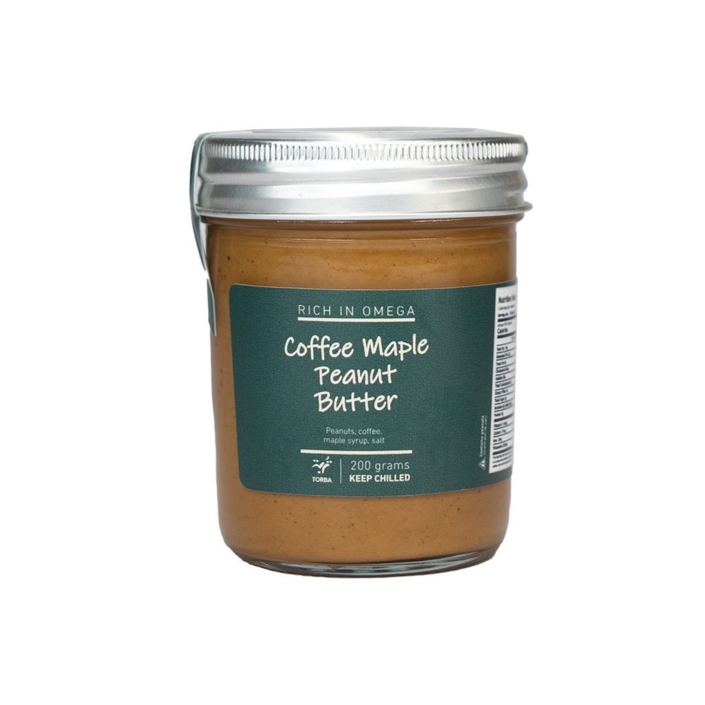 Coffee Maple Peanut Butter ,زبدة الفول السوداني بالقهوة والقيقب