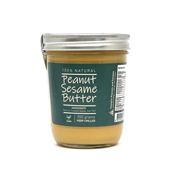 Peanut &amp; Sesame Butter, زبدة الفول السوداني والسمسم