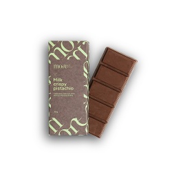 [All17967] Milk Crispy Pistachio More Chocolate Bar ,صندوق شوكولاتة مور بالحليب والفستق الحلبي المقرمش